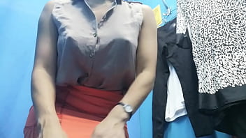 Dressing Room. Cmera Show. Russian Girl With Big Boobs And Nipples Change Clothes. Kriss Wou