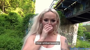 Panties To The Side Fuck For Picked Up Amateur Slut In Public Place