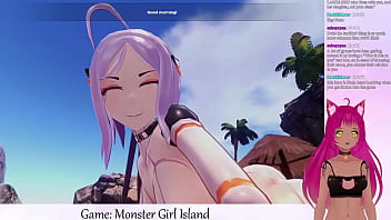 Vtuber Lewdneko Plays Monster Girl Island Part 1