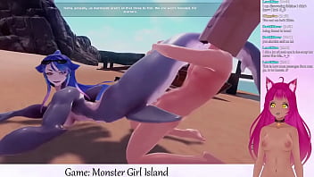 Vtuber Lewdneko Plays Monster Girl Island Part 2