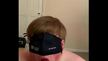 Draining My Tops Balls Filling My Mouth With Cum