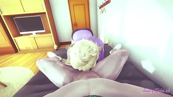 Boku No Hero Futanari Hentai 3d- Mitsuki Futanari, Boobjob And Blowjob - Japanese Manga Anime Cartoon Porn