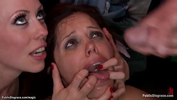 Busty Milf Face Cummed In Public