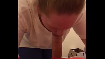 My Big Thick Cock Getting Serviced By A Sexy Ginger Babe