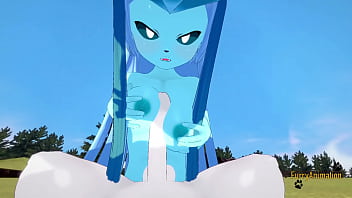 Pokemon Hentai Furry Yiff 3d - Pov Glaceon Boobjob And Fucked With Creampie By Cinderace
