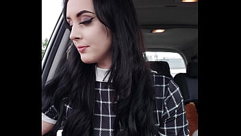 Hot Adams Family Smokes In Car