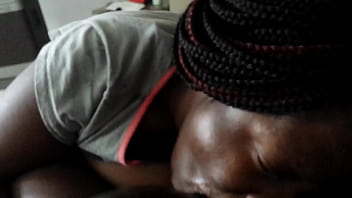 Big Titty Bitch Eating Dick