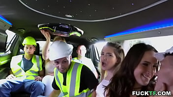 Limousine Fuck With Ashley Adams, Jane Wilde, Ryan Conner, Benny Rodriguez And Oliver Flynn