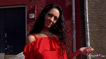 German Scout - Rough Anal Sex Street Casting For Slim Long Labia Milf Morgan