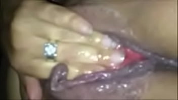 Rubbing And Fingering Her Extremely Wet Cunt