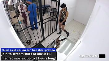 Channy Crossfire Gets Strip Search _ Gyno Exam By Nurse Nyx As The Nurse Says _welcome To Rikers_! Watch The Full 1 Hour Movie Only At Bondageclinic! Reup