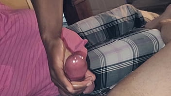 Getting Jerked Off By Ebony