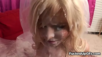 Extreme Bride Facial With Pornstar Kenzi Marie