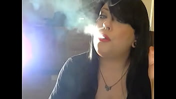 Bbw Domme Tina Snua Smokes A Cork Cigarette With Pumping _ Drifting