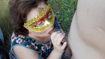 Chubby Russian Milf Fucked Outdoor In The Field