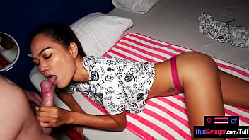 Amateur Thai Teen Big Cock Sucking And Fucking On Camera For Money
