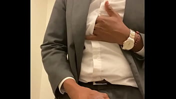 Pierre Masturbates In The Bathroom At Work