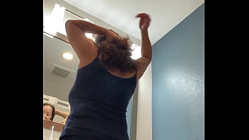 Anna Maria Mature Latina Doing Makeup In Sexy Panties Cum Fuck Me Papito