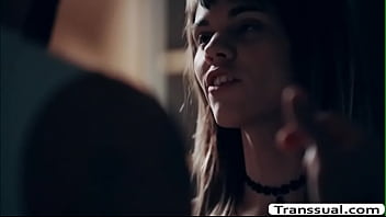 Brunette Tgirl Analed By Stepbrother