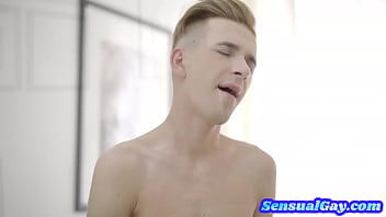 Slim Underwear Twink Jerking Solo Cock