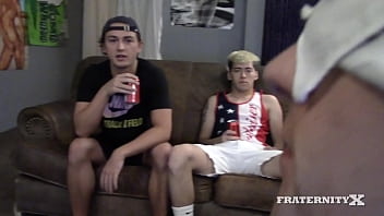 Coat The Wannabe In Spit And Cum