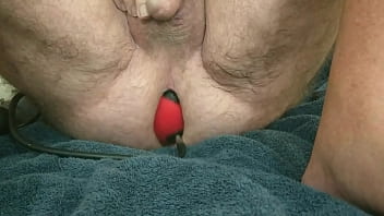 11 Cm Wide Blow Up Ball Shot Out Of My Ass Up Close In Slow Motion.