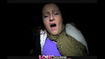 Love Creampie Her Pussy Drips With Cum After Sex In Car