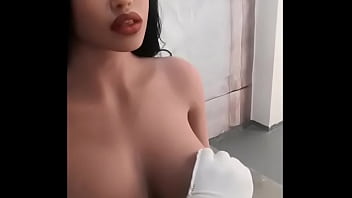 Sex Doll Moaning. She Makes Sexy Sound During You Touch Her