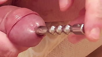 Close Up Cock Sounding - close-up, urethra, extreme, uncut, sounding, soloboy, urethral-sounding, cock-sounding - Video 1860015