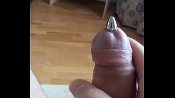 Three Small Cock Sounding Plugs Inside My Urethra