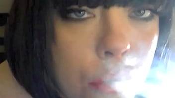 Bbw Mistress Tina Snua Smoking A Pall Mall Cigarette