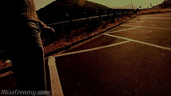 Dick Flash - A Girl Caught Me Jerking Off On The Street And Help Me Cum - Misscreamy