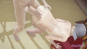 Yaoi Femboy - Tod Makes His Boy Enjoy In The Library - Sissy Boy Mmanga Anime Japanese Asian Gay Porn