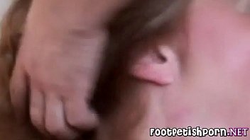 Kitchen Footjob Couple