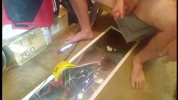 Huge Cum Load On Mirror