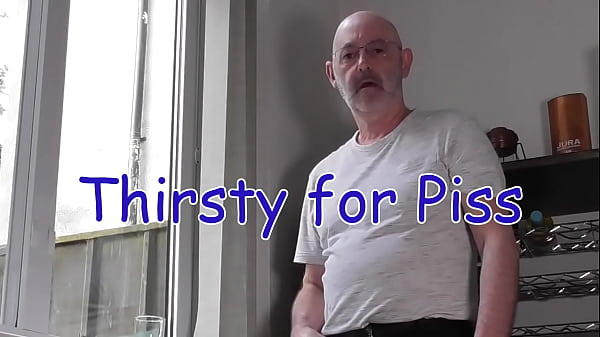 Thirsty For Piss - watersport, sph, drinking-pee - Video 1855799