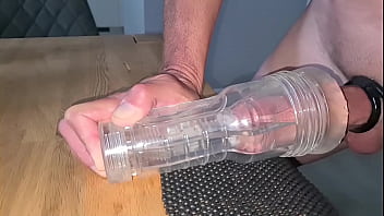 Filling My Fleshlight With My Hot Cum (sorry For Moaning_-)