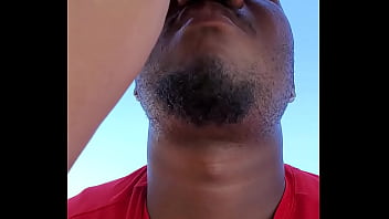 Eating Redbone Pussy At Park