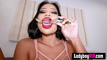 Ladyboy Puts On Her Sexiest High Heels