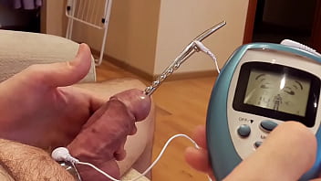 Estim Cock Sounding Deep Double Rosebud Insertion