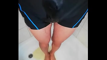 Peeing In Bathroom - wetting-pants, peeing-in-pants, peeing-in-bathroom - Video 2037277