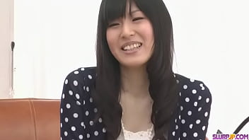 Nozomi Koizumi Strips Naked And Gives An Asian Blowjob