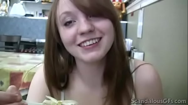 Hot Couple Enjoys In The Restaurant' Bathroom