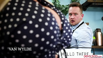 Busty Milf Blowjobs Then Fucks Barista