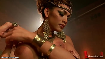 Shemale Goddess Fucks Ass To Slave