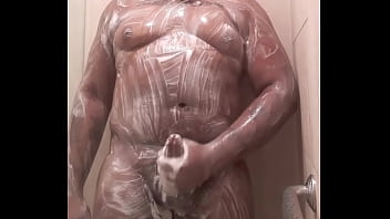 Morning Shower Fun, Masterbation Cum Shot