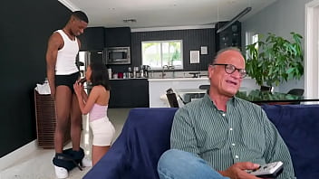 Bangbros - Petite Black Teen Alicia Reign Taking Bbc From Damion Dayski