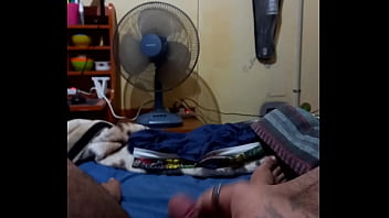 Brij Jerks Off _ Cums With His Dick Folded Back