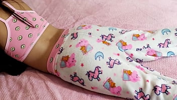 My Niece In Law Beautiful Provocative Dressed In Pink Alone At Home - My Perverted Uncle In Law Does Weird Things To Me When I_m Alone In My Room