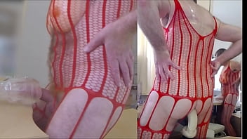 2-sides Fuck In Red Fishnet - Kong To Asshole _ Dick To Ice Lady - Part1